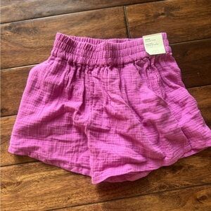 Women’s Pink Swim Coverup Short - Lightweight Beach Wrap